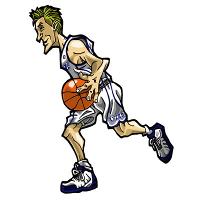 NBA illustration/NBA Caricature（NBA イラスト）Andrei Kirilenko（アンドレイ・キリレンコ）