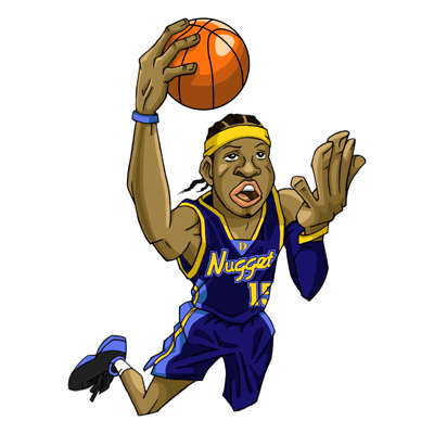 NBA illustration/NBA Caricature（NBA イラスト）Carmelo Anthony（カーメロ・アンソニー）