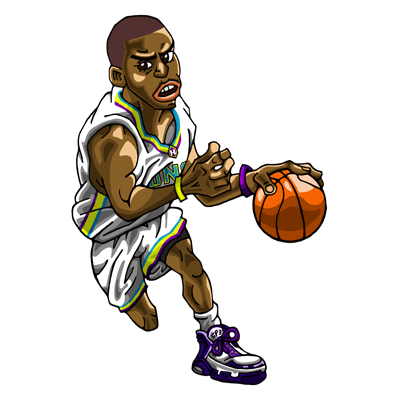 NBA illustration/NBA Caricature（NBA イラスト）Chris Paul（クリス・ポール）