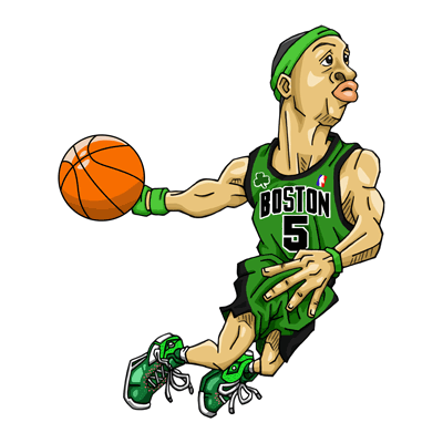 NBA illustration/NBA Caricature（NBA イラスト）Gerald Green（ジェラルド・グリーン）