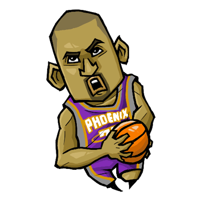 NBA illustration/NBA Caricature（NBA イラスト）Grant Hill（グラント・ヒル）