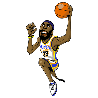 NBA illustration/NBA Caricature（NBA イラスト）James Harden（ジェームス・ハーデン）