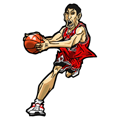 NBA illustration/NBA Caricature（NBA イラスト）Kirk Hinrich（カーク・ハインリック）
