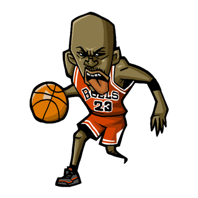 NBA illustration/NBA Caricature（NBA イラスト）Michael Jordan（マイケル・ジョーダン）