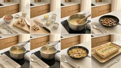 オーツミルクで作る軽やかベシャメル—OMNIツナの濃厚ヴィーガンドリア