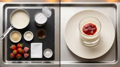 豆乳×ココナッツミルクで作る寒天プリン:30分でさっぱり南国デザート